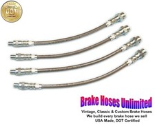 Edelstahl Bremsleitung Set