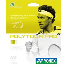 Yonex  Poly Tour Pro 12m Set Tennissaite 1,25 mm Gelb