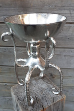 36cm Silber Metall Obst Deko