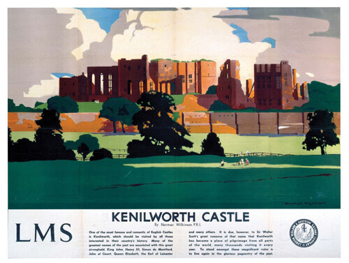 Vintage kenilworth castle - kenilworth,