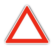 Warndreieck - (rot/weiß) -