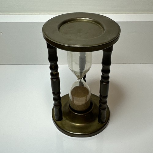 Messing sanduhr antik vintage - sanduhr,
