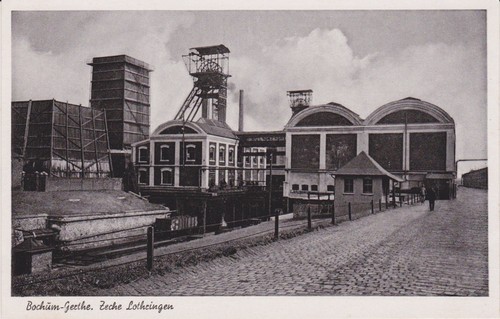 Bochum zeche lothringen - ak, bochum,