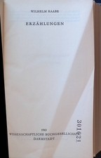 Erzählungen. Raabe, Wilhelm