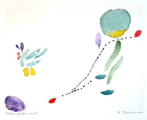 Brigitta zeumer siebdruck - brigitta,