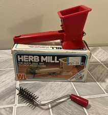 WL Housewares Kräutermühle - Edelstahlschneider 