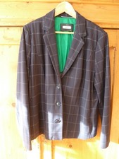 sportlicher Jerseyblazer, Riani, Gr. 46, Dunkelblau, Karo