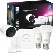 PHILIPS Hue Secure Starter-Set Sicherheitskamera Kamera 2x E27 Leuchtmittel