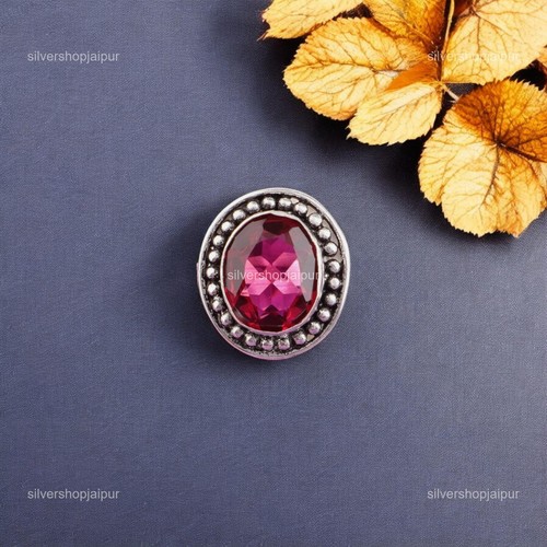 Facettierter rosa rubellit - rosa,
