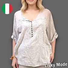 2 TLG Bluse Tunika mit  Top