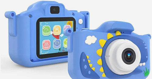 Kinder spielzeugkamera blau - kinder,