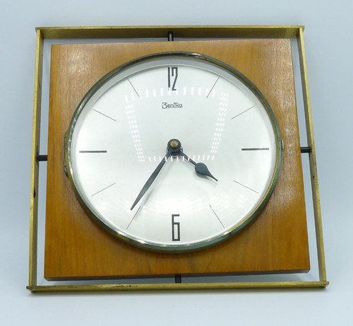 Zentra vintage wanduhr holz - vintage,