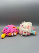 ?2x Popples weiß + Pink Rosa  Vintage Plüsch 80er kleine Popples