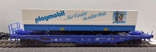 Roco H0 48014 Taschenwagen DB m.Sattelauflieger u. Zugmaschine"Playmobil" m.OVP 