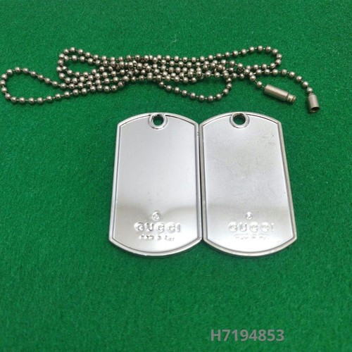 Gucci double dog tag - tag, anhänger