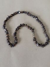 Kette - Steinkette - Tigerauge - 46 cm - wurde nie getragen 