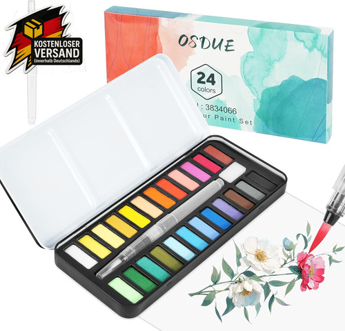 Aquarellfarben set farben - 24,