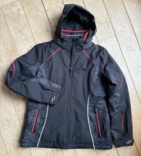 Damen Skijacke Schneejacke Maier Sports Gr. 42 schwarz Kapuze abtrennbar