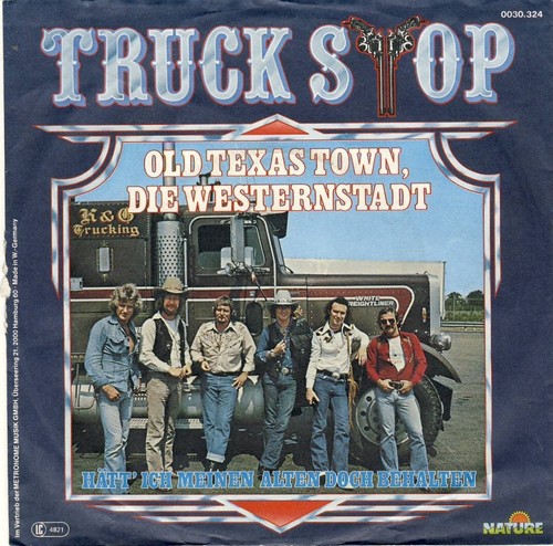 Truck stop old - old, town