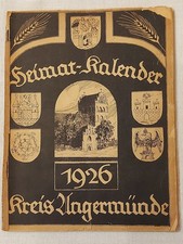 Heimat-Kalender Kreis Angermünde 1926 ,  1. Jahrgang - sehr selten !!!