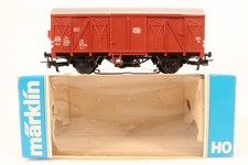 Märklin 4430 Geschlossener Güterwagen DB mit Schlusslicht in OVP 