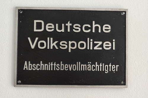 Original ddr schild - original,