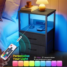 Nachttisch mit 2 Schubladen