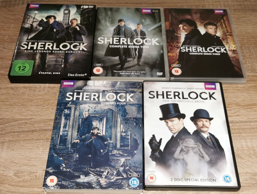 Sherlock dvds komplette serie - komplette,