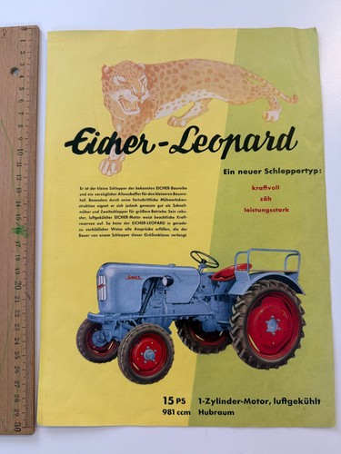 Orig prospekt eicher leopard - prospekt,