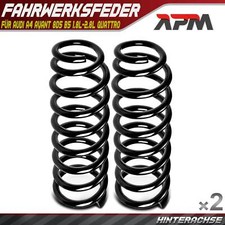 2x Federn Fahrwerksfeder Hinterachse für Audi A4 Avant 8D5 B5 1.8L-2.8L quattro
