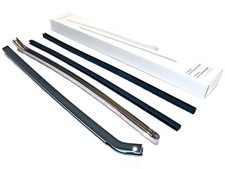 Set Chrom Zierstäbe+Dichtungen Seitenfenster Opel Rekord C Commodore A Coupe CIH