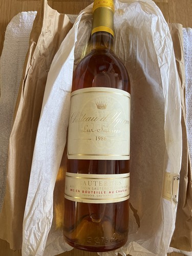 Chateau yquem 1986 - d‘yquem,