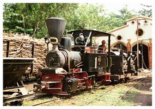 Dampf Lok Nr 1 PG Bakis Baru 1987 Tayu Indonesien AK