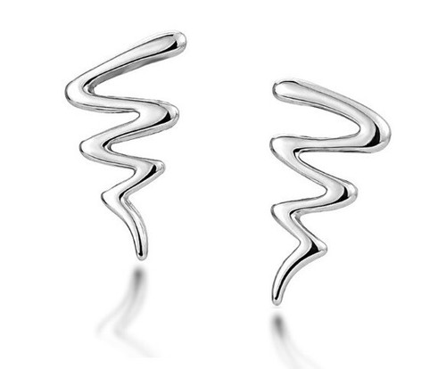 Ohrstecker schlange sterling - schlange,