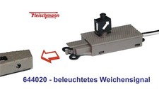 FLEISCHMANN 644020 H0 Beleuchtetes Weichensignal für Profi-Gleis ….. NEU  OVP