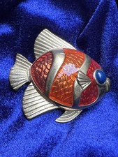 Estée Lauder Figur Fish tropical „ BEAUTIFUL „ Miniatur  Solid Perfume Blue Eye