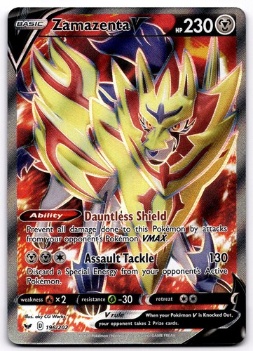 Zamazenta 196 202 sword - 196/202, &