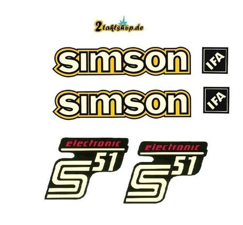 Simson s51 wasserabziehbild - simson,