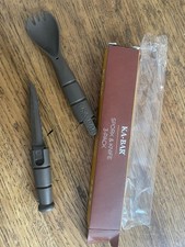 KA-BAR Taktisches Spork & Knife Campingmesser Kubotan Gabel Und Messer