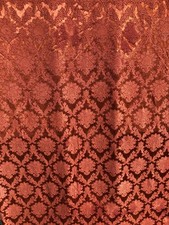 Brokatvorhang,Gardine,alt,orange