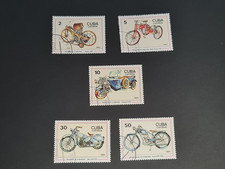 Alte historische Motorräder Briefmarken Motiv gestempelt