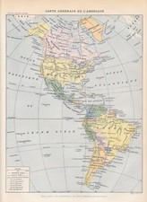 Amerika - Landkarte - Menschen