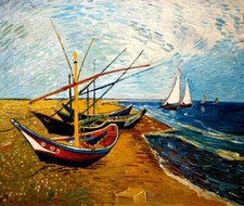 Van gogh fischerboote - van,
