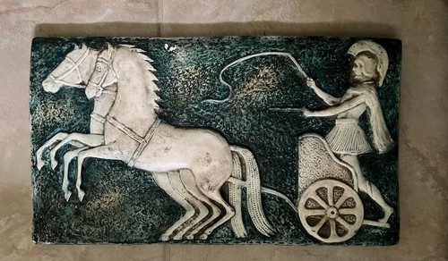 Wandrelief griechischer - wandrelief, „griechischer