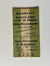 EK24, alte Fahrkarten, Bahn