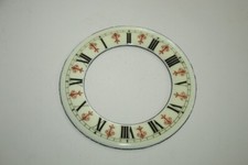 08Hs) originaler franz. Zifferblattring Kaminuhr Wanduhr um 1900 Frankreich