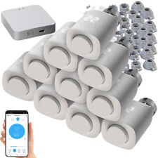 revolt 10er-Set programmierbare Heizkörper-Thermostate mit WLAN-Gateway, App