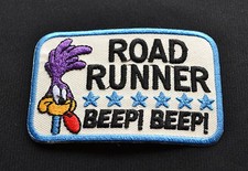 Road Runner Patch Vintage Aufbügler Aufnäher Old School V8 Rockabilly Mopar