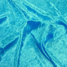 Aqua Pannesamt Samt Deko-Stoff