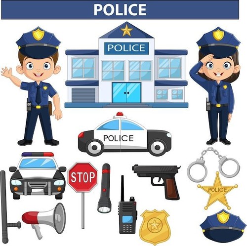 Polizei polizist essbar - polizei,